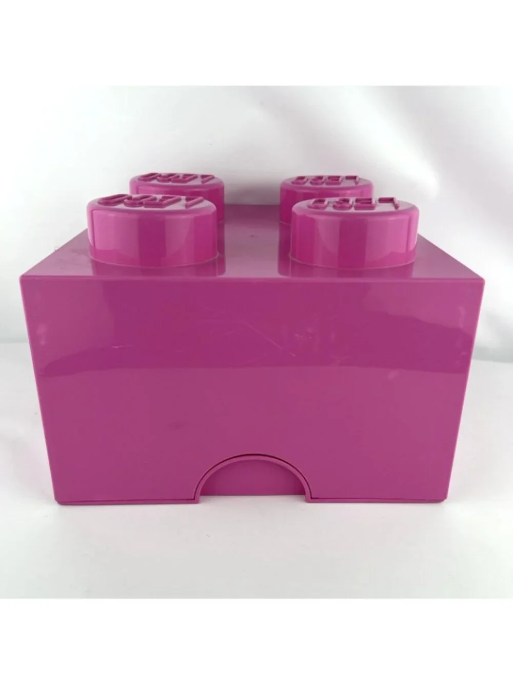 LEGO Pink Storage Brick 2x2 Cube 4 Stud Stackable Container Box #234
